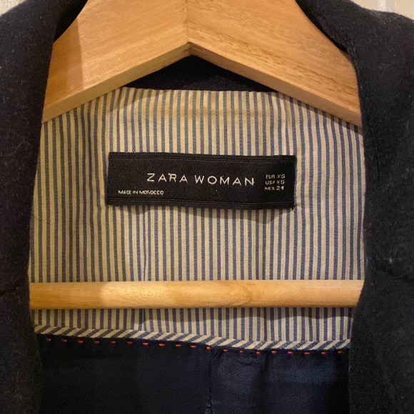 100% Wool Zara Women Peacoat - Picture 2 of 7